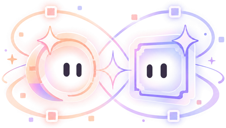 Duet: a coin and its dream, joined